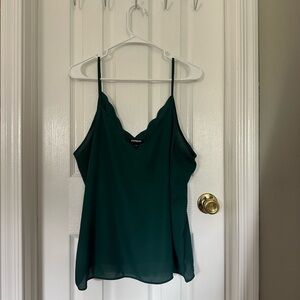 Express Green Sleeveless Camisole